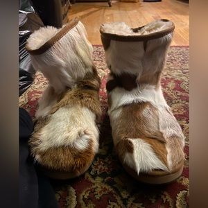 Furry boots